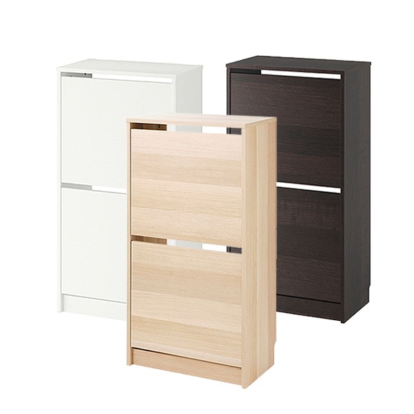 이케아 BISSA 2단 폴딩 신발장 (이중포장출고) 