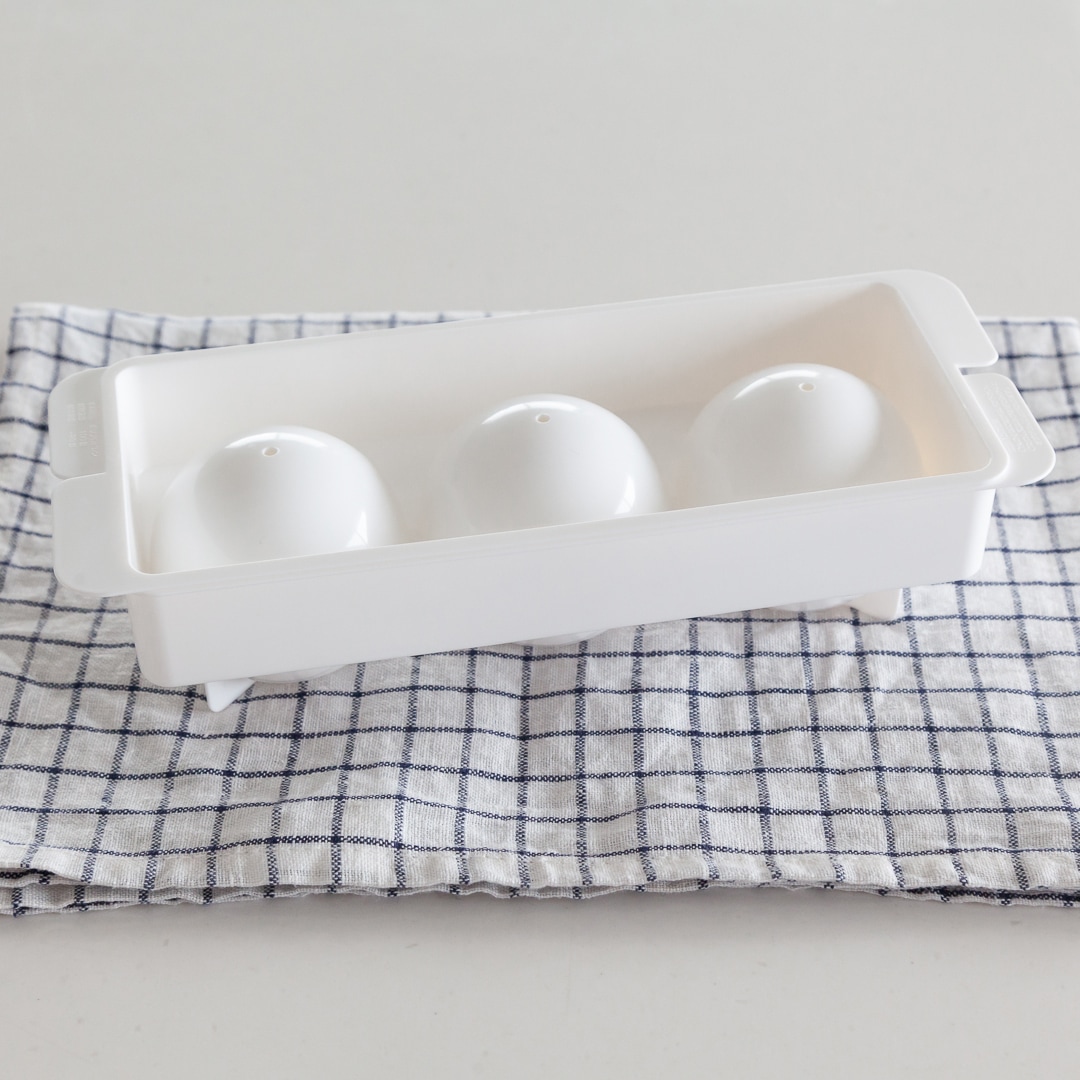 디애플하우스 스노우볼 아이스 트레이 동그란 얼음틀 3구