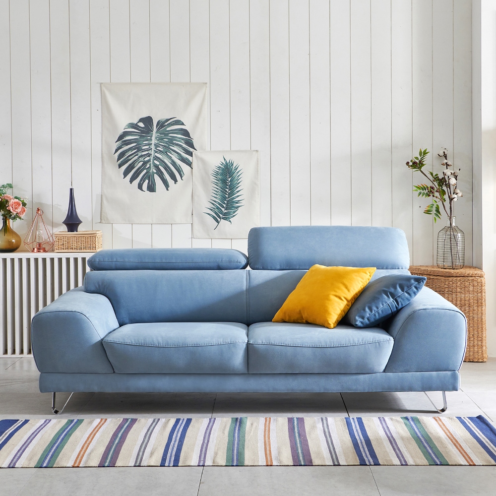 [신상품] 보니애가구 229,000원 / 프라제르 아쿠아텍스 3인용 패브릭 소파