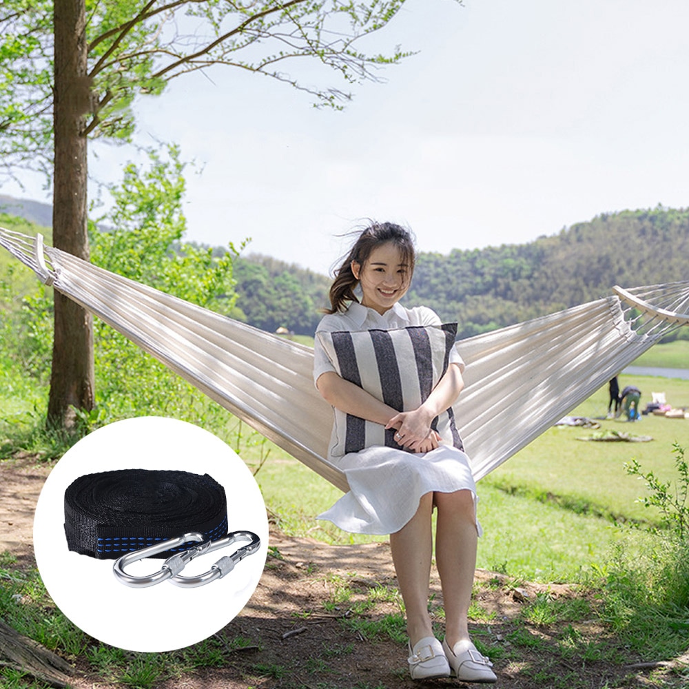 프리폼 캔버스 해먹 끈 풀세트 휴대용야외 공중 침대 그네 캠핑 차박 해먹풀세트