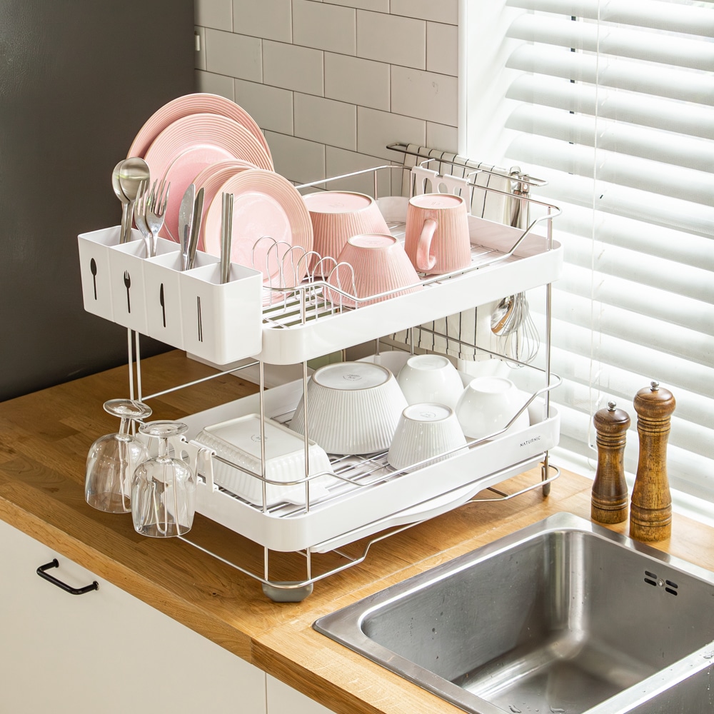 네이처닉 와이드 시스템 식기건조대 2단