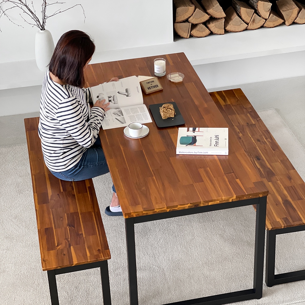 로포텐 맥파이 원목 6인용 식탁 테이블 1700 단품