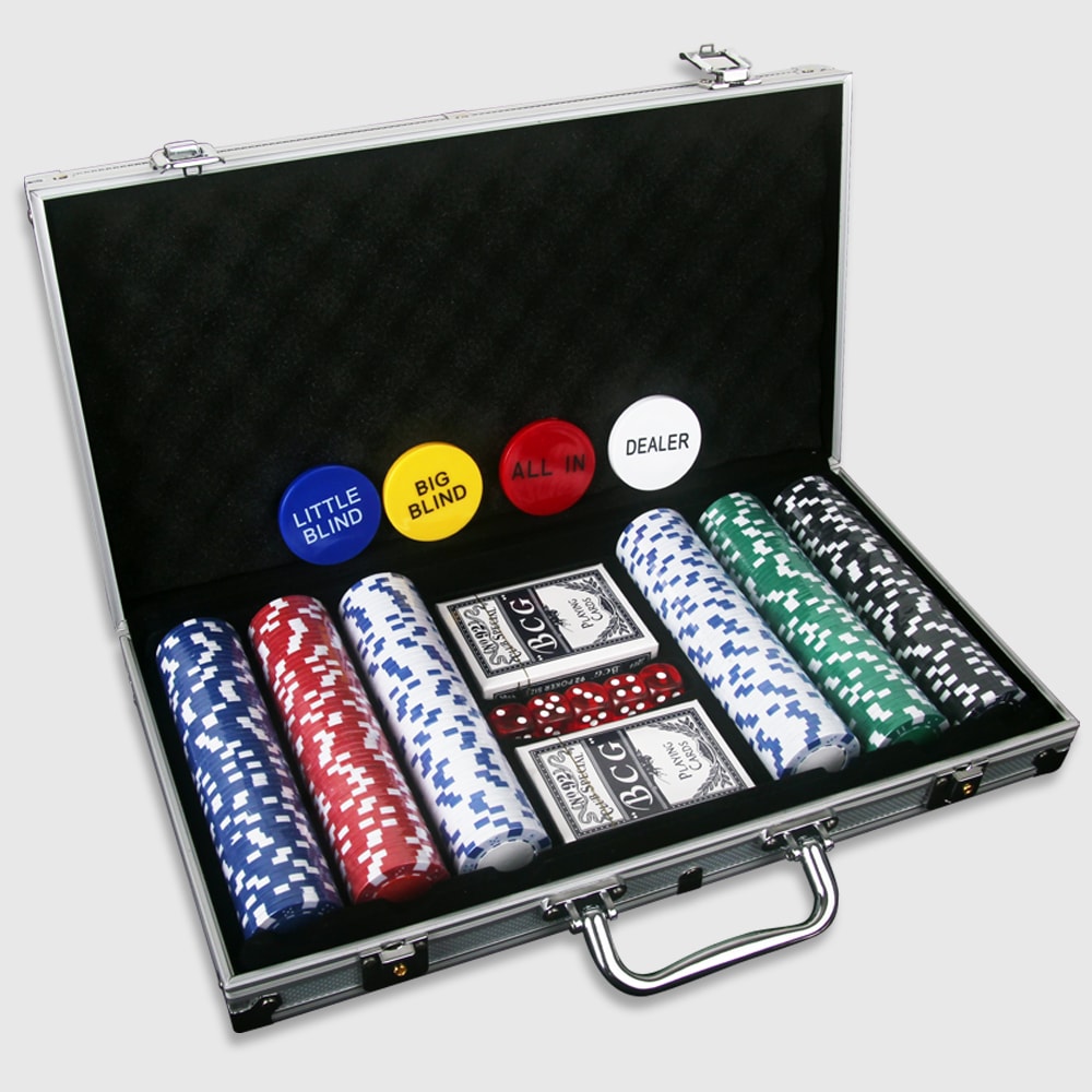 [오늘출발][신상품]스토움 포커칩 세트 카지노칩 세븐 카드 게임 숫자 홀덤 칩 하드케이스증정 300SET