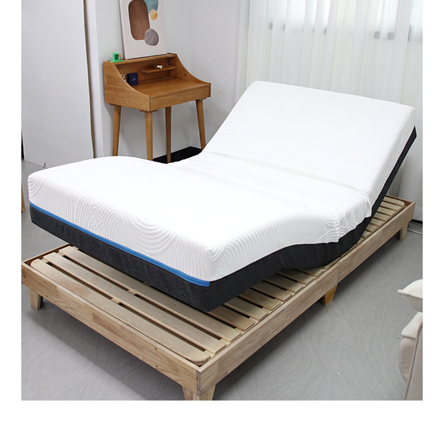 보루네오 하우스 아톰 모션 베드 매트리스 일체형 슈퍼싱글(SS 1100)_무선형 리모컨 