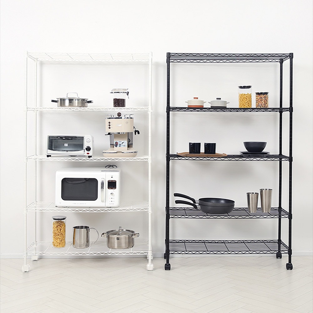 [오늘출발^12:00^^^^^^^^] [신상품] 홈앤하우스 메탈랙 선반장 900 5단 (2colors)