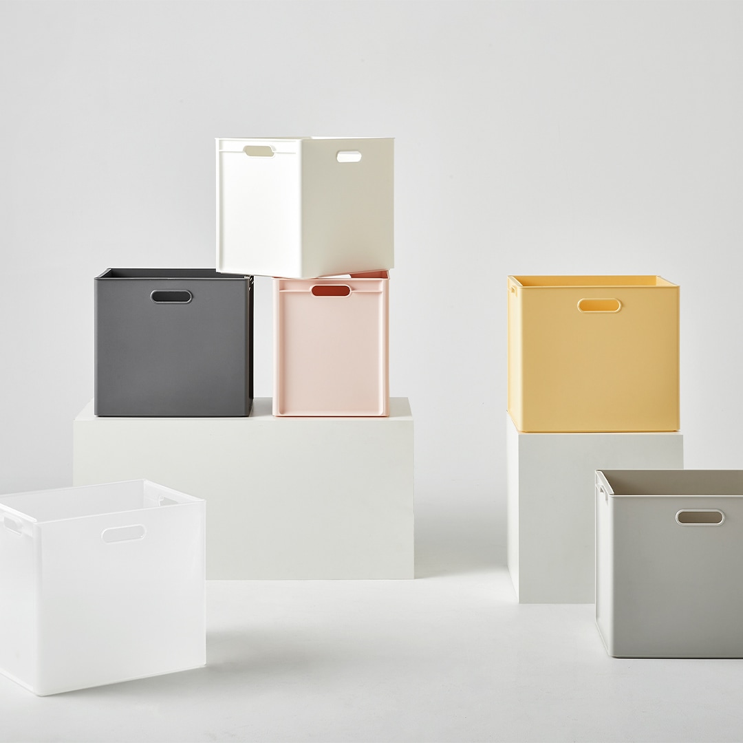 한샘 폴리 큐브 수납 리빙박스 샘책장 맞춤 사이즈 바스켓 대형