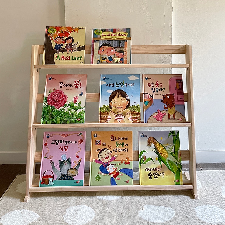 [신상품]엉클딕슨 (국내생산 ) 전면책장 3단 840