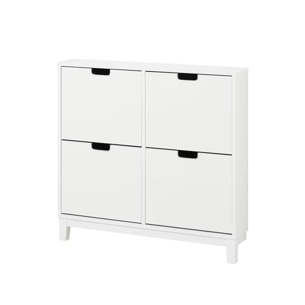 이케아 STALL 4칸 신발장 (벽고정나사포함) 