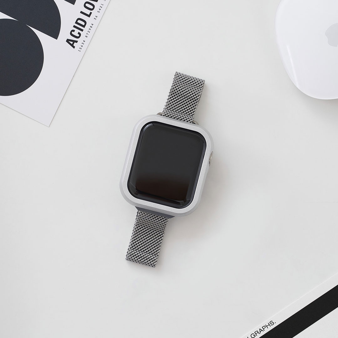 신지모루 애플워치 슬림 밀레니즈 스트랩 블랙 실버 로즈레드9 8 울트라 7 6 5 SE2 SE세대