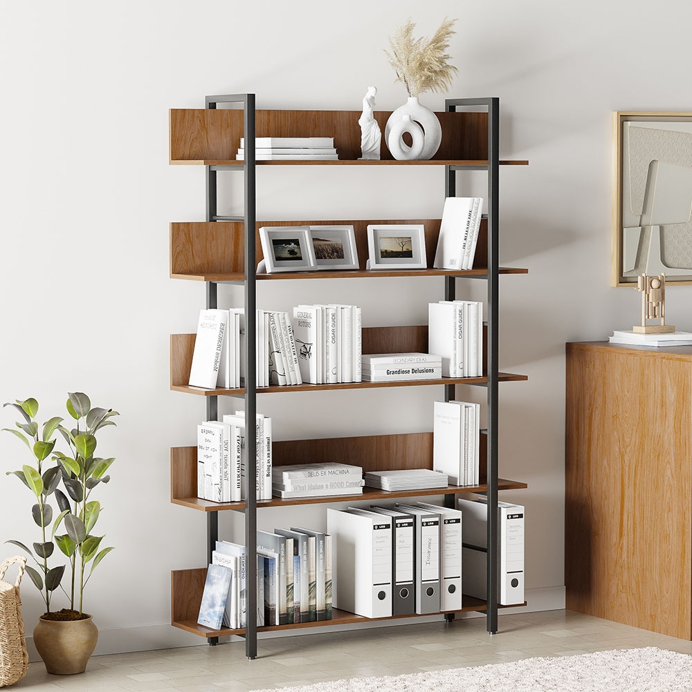 가구느낌 모두책장 5단 1200 철제 책꽂이 인테리어 