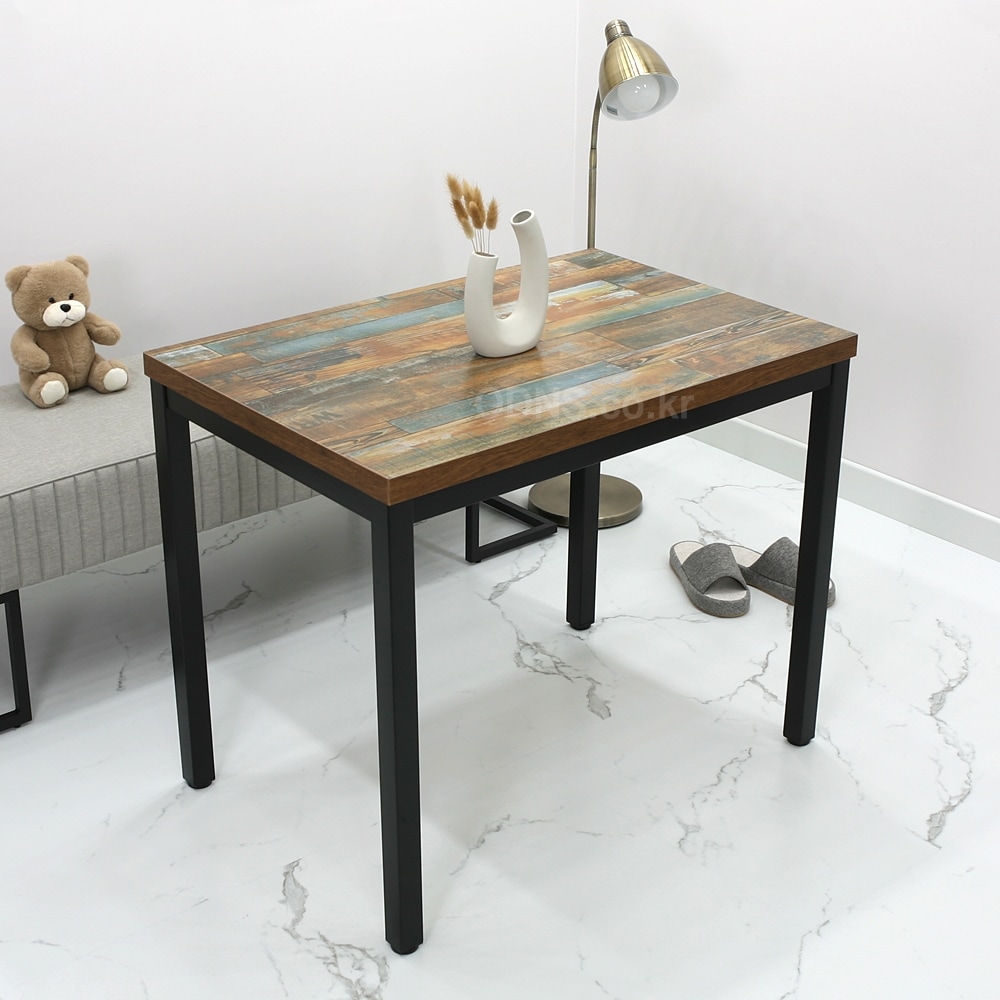 오디엔즈 40각 철제 조립식 서재 공부방 학새용 노트북 책상 겸용 테이블 900 x 550