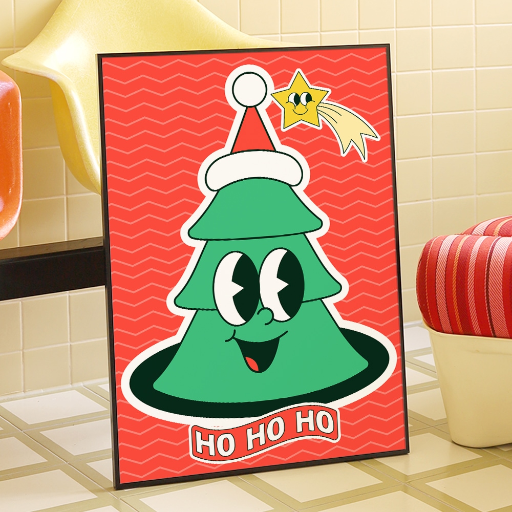 아트밀 미리 설렘 크리스마스 그림액자 57종 - C52 맑눈광 트리