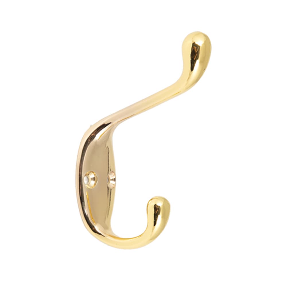 [오늘출발] [신상품] 철물대장 벽 고정 옷걸이 2단 림프고리 골드