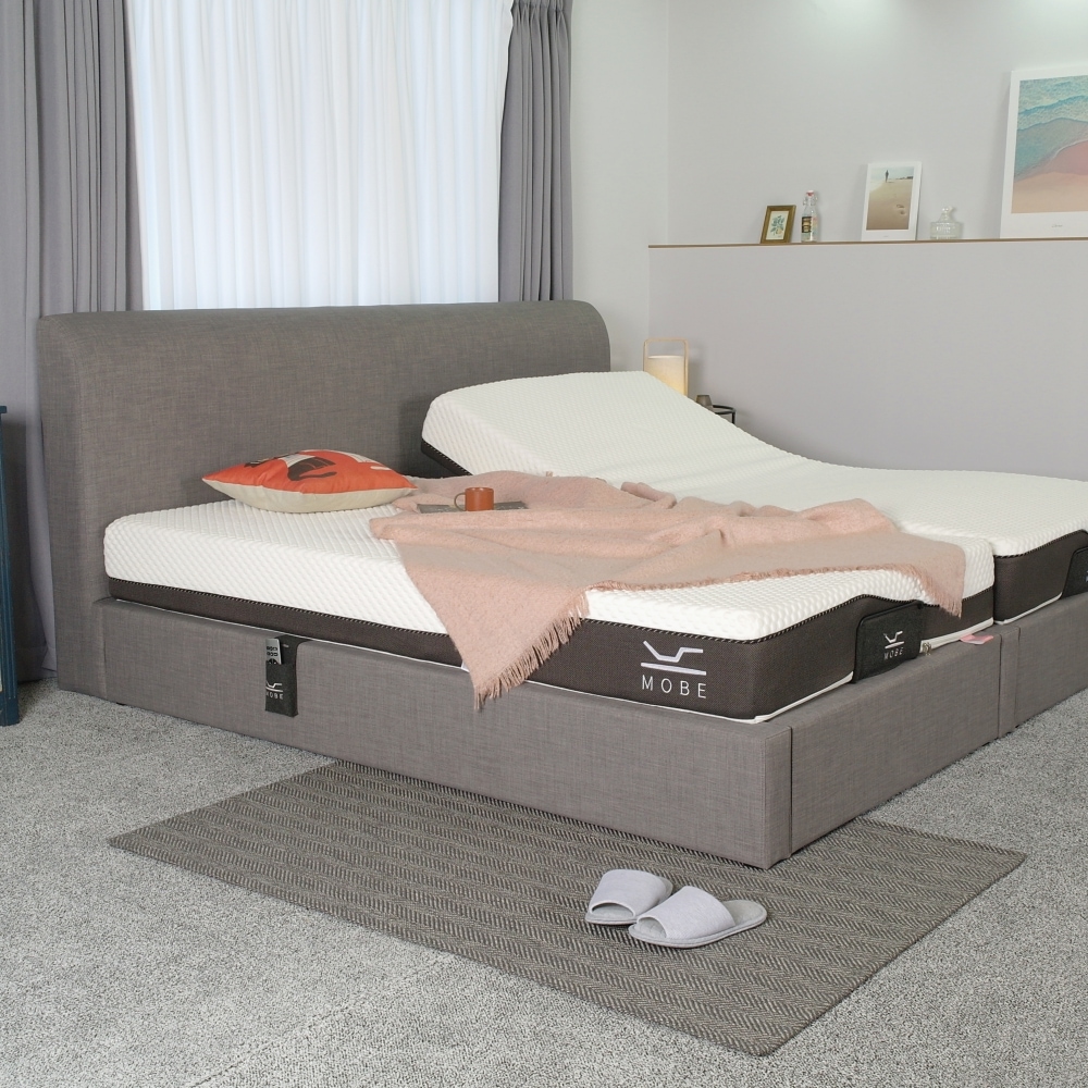 모베모션베드 모베 아모스 트윈 TW 모션베드 더블싱글 전동침대 메모리폼 매트리스 세트 