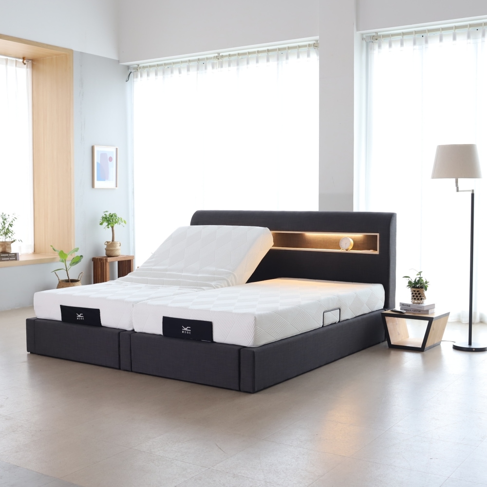 모베모션베드 모베 아다지오 트윈 TW 모션베드 더블싱글 전동침대 메모리폼 매트리스 세트 