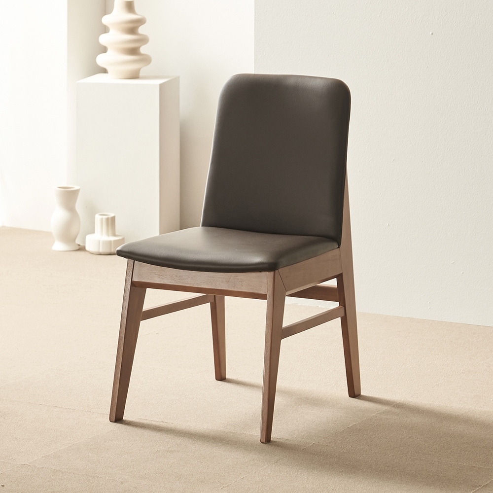 라로퍼니처 로망 고무나무 원목 식탁 의자 카페 인테리어 체어 