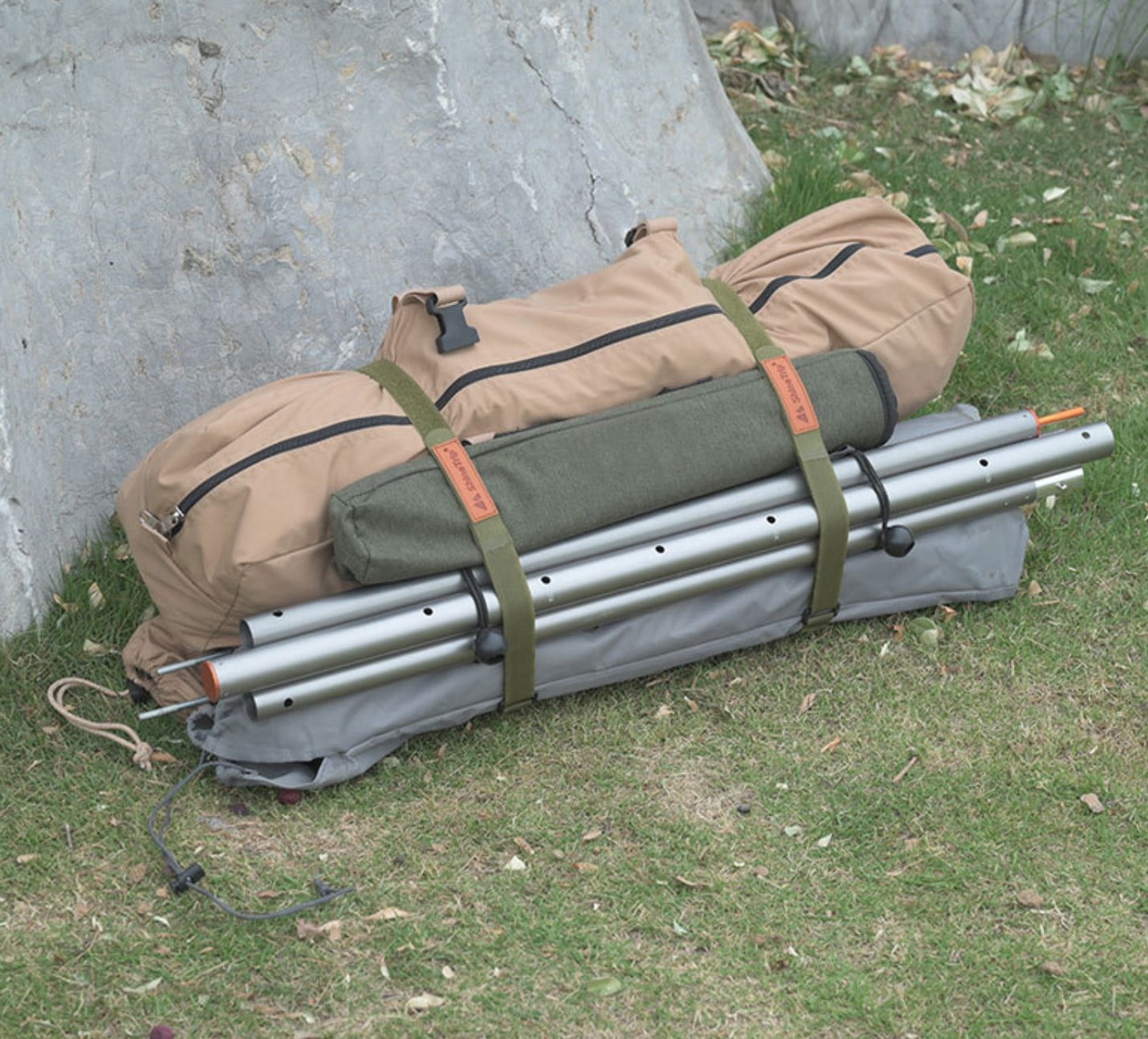 오늘도 캠핑 스트랩 나일론 벨크로 압축벨트 찍찍이벨트 2P