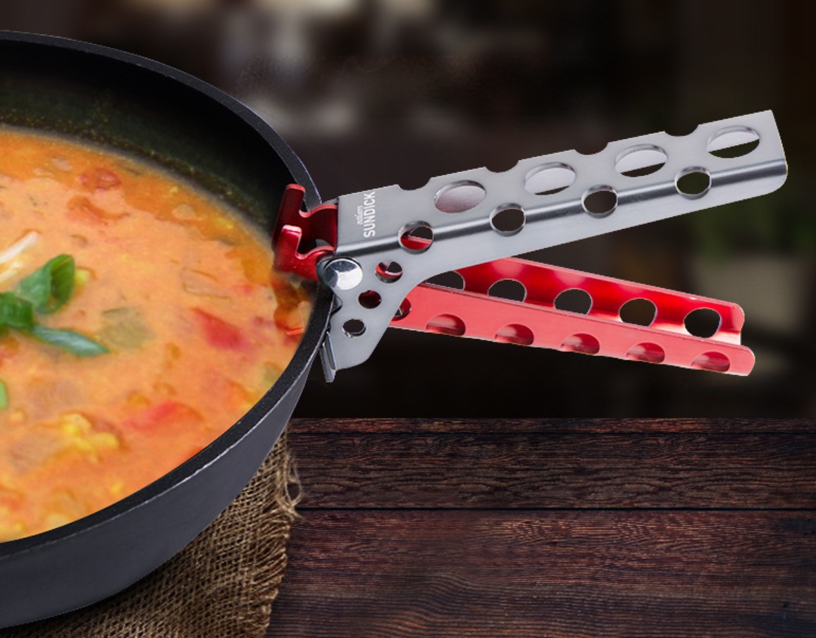 오늘도 컬러 알루미늄 합금 경량 냄비 집게 2종 캠핑집게