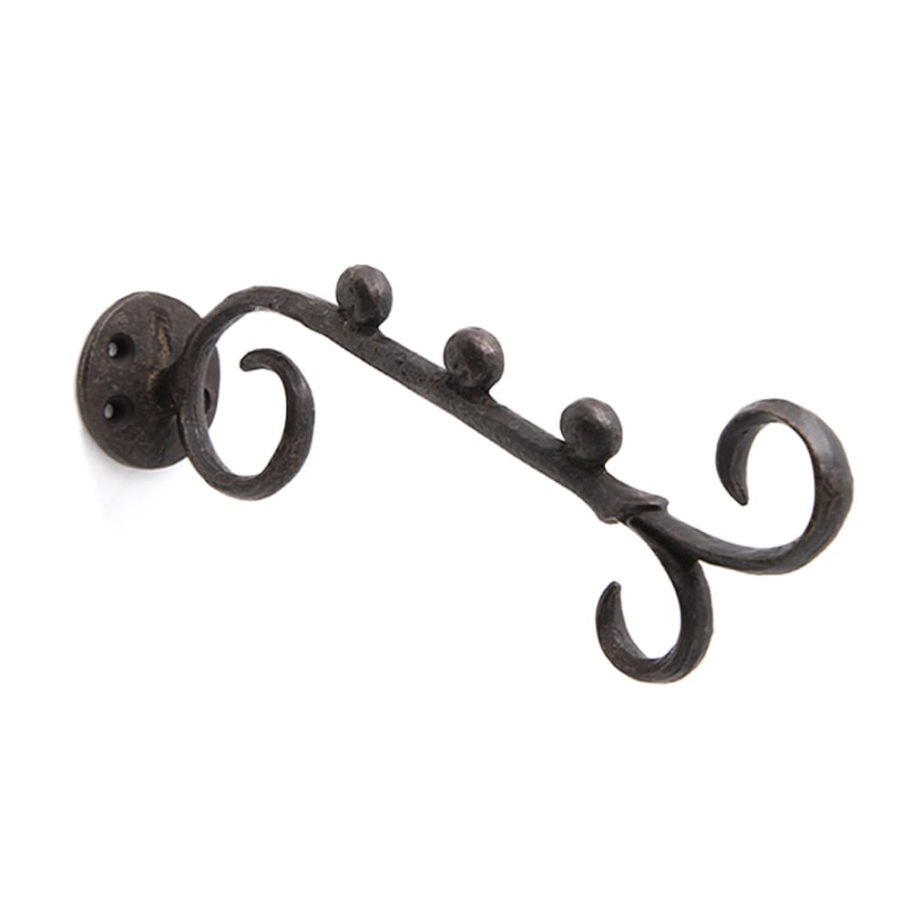 철물대장 벽 고정 옷걸이 황동주물 3단 알볼로 엔틱