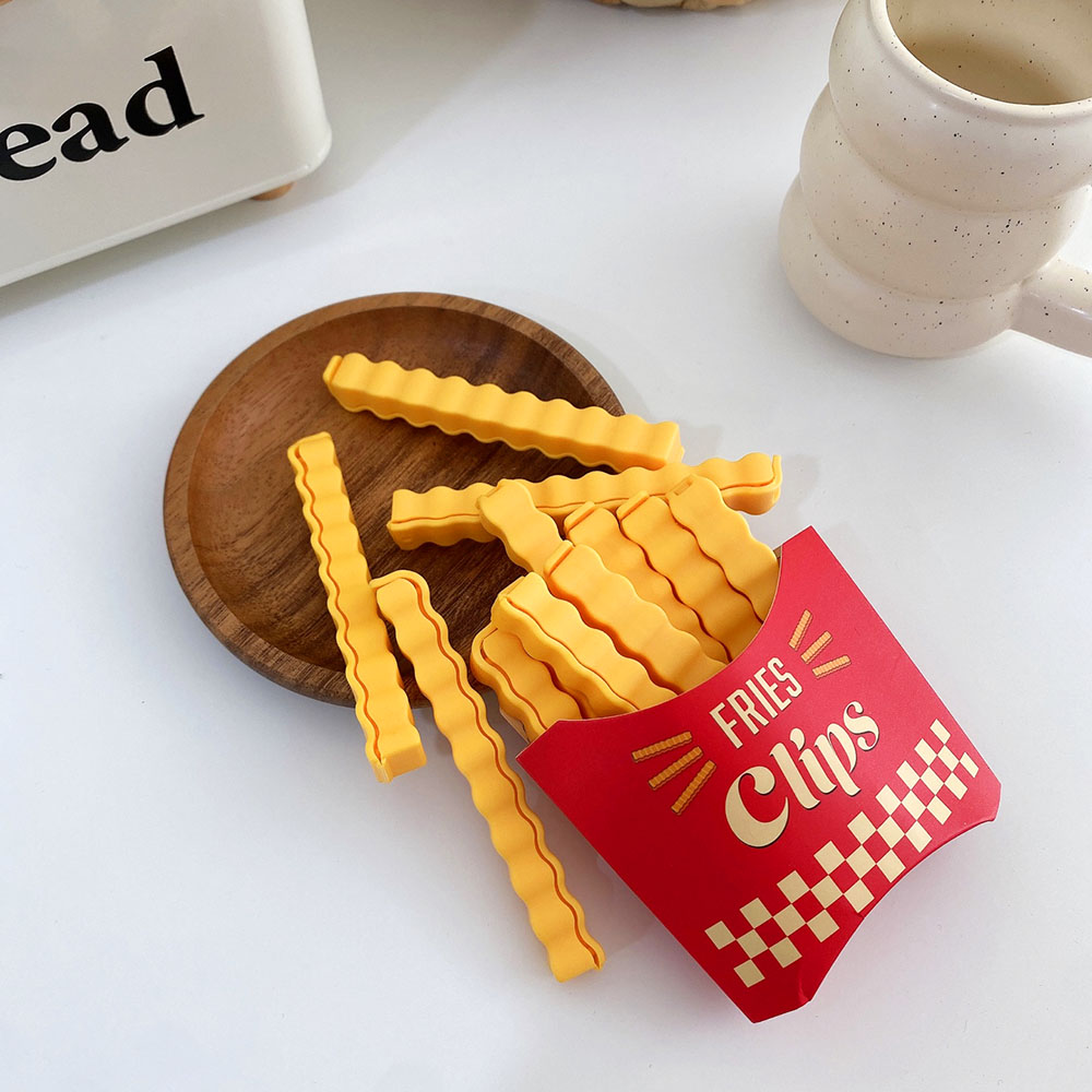 요즘집 밀봉집게 포테이토 과자 조미료 봉지집게 냉장고 마그넷 밀봉 밀폐 클립 12p세트