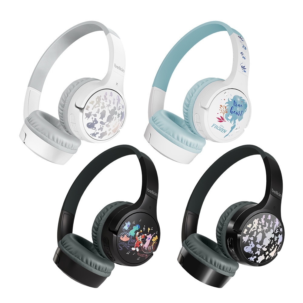 벨킨 디즈니 사운드폼 미니 어린이 무선 헤드폰 AUD002qc