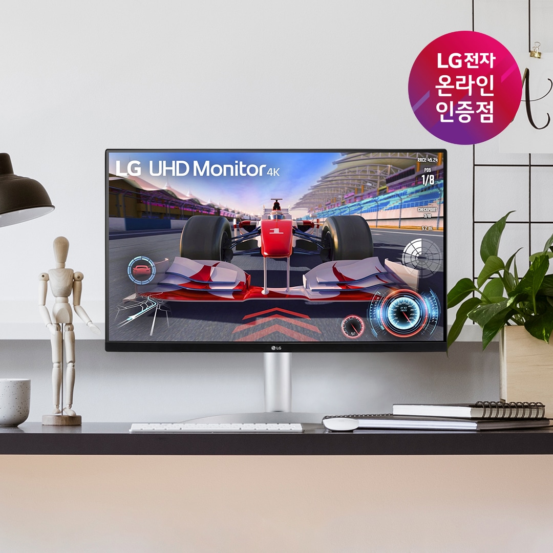 LG전자 27UQ750 27인치 68.4cm 4K 144hz 고주사울 고해상도 내장스피커 모니터