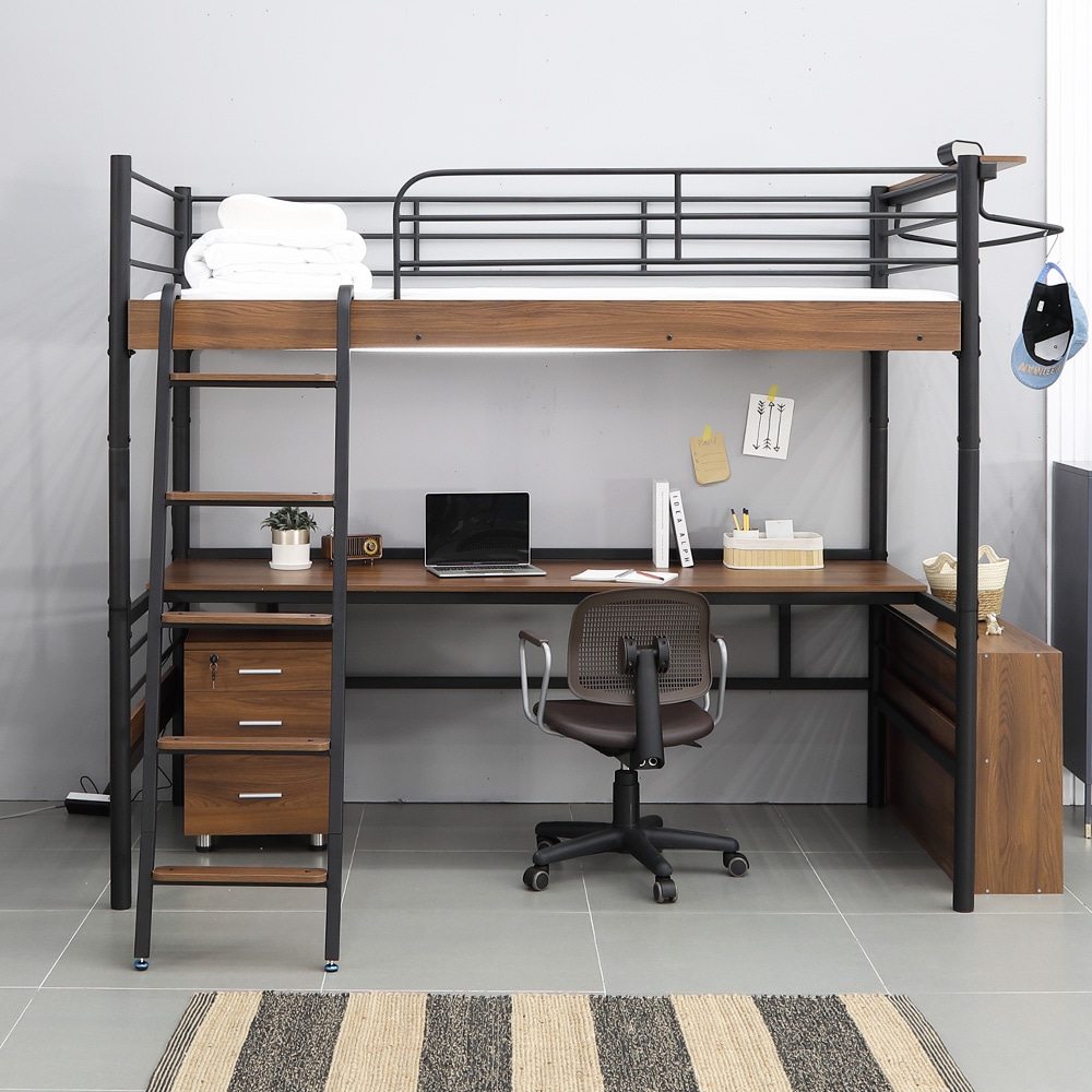 오키멧 분리형 1석3조 베로니카 책상 침대 