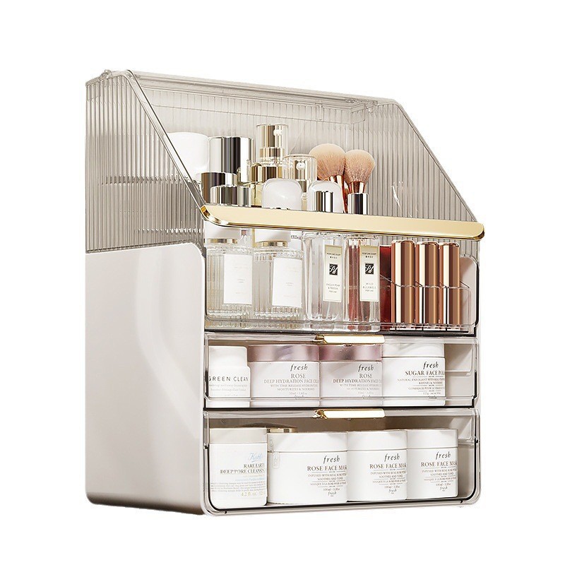 다퍼남 특대용량 3단 화장품 정리함 정리대 보관함 수납함