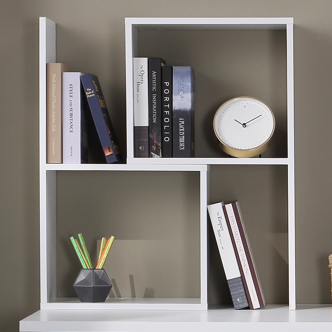 [신상품] 홈퍼니 완제품 가로 폭조절 2단 미니 틈새 책장 책상 책꽂이 수납장 2colors