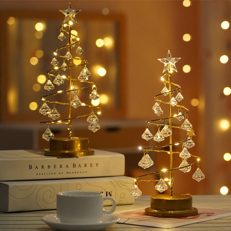 [오늘출발][신상품]클라모프 크리스마스 크리스탈 트리 무드등 연말파티 인테리어소품