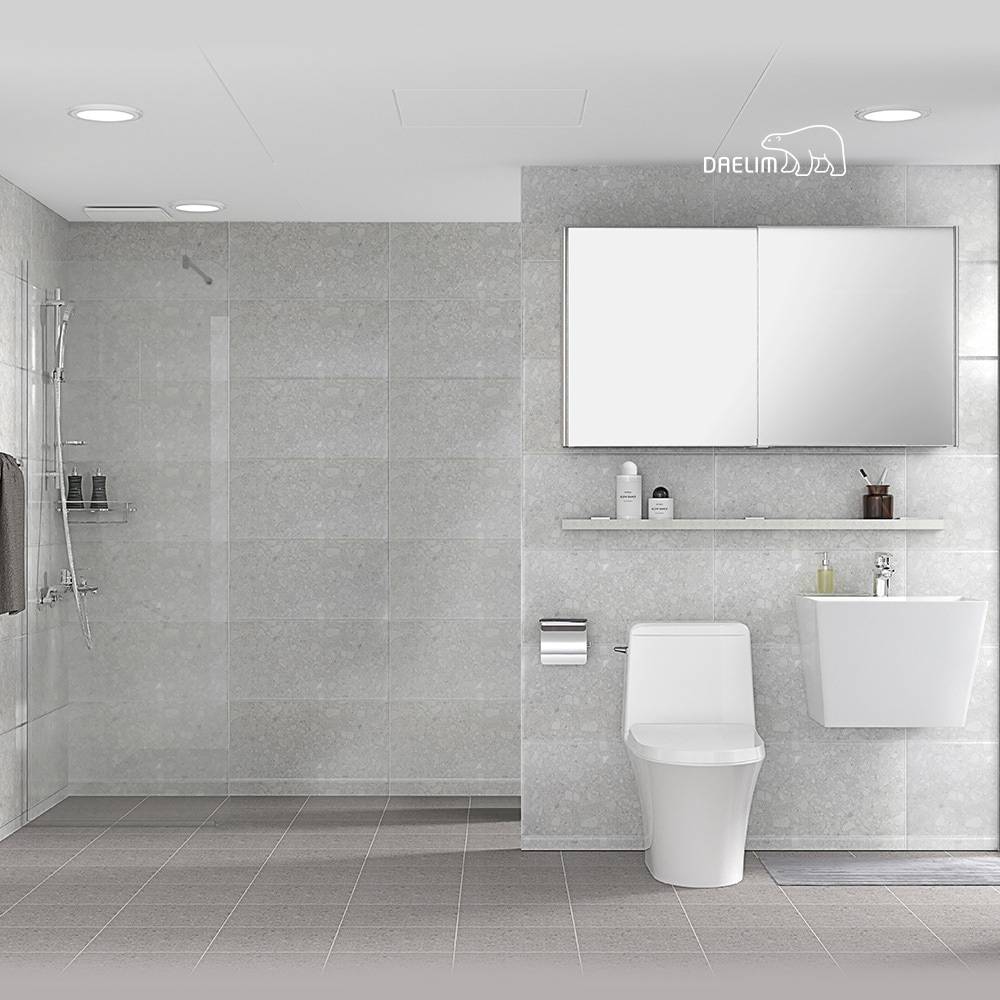 대림바스 리버스톤 슬라이딩 거실 타일욕실 리모델링 