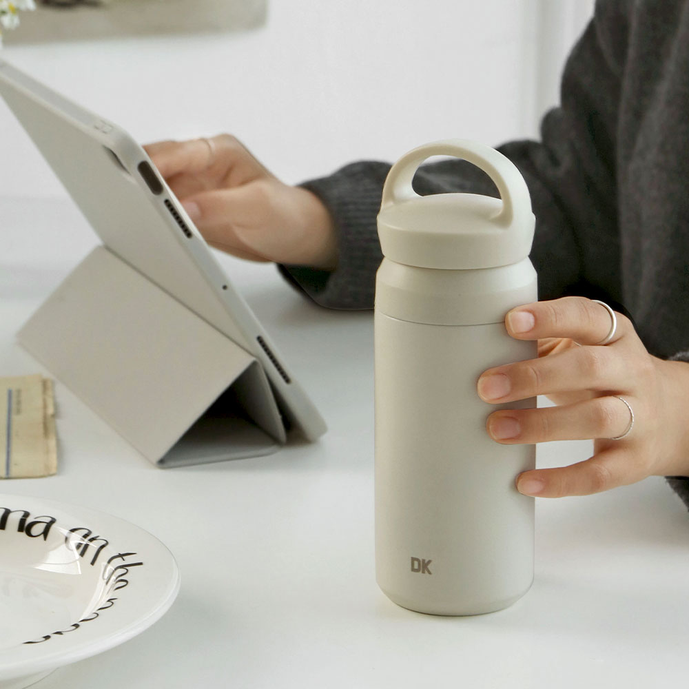 데이즈룸 핸들형 무드 텀블러 350ml 2color 스탠 진공 머그