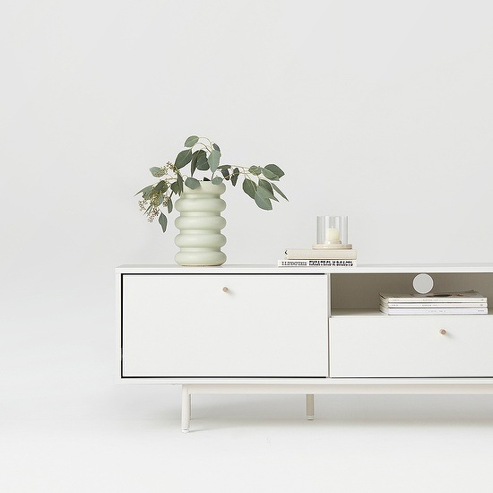 한샘 클린트 모던 거실장 180cm 오픈형 3colors - 화이트 (A) 