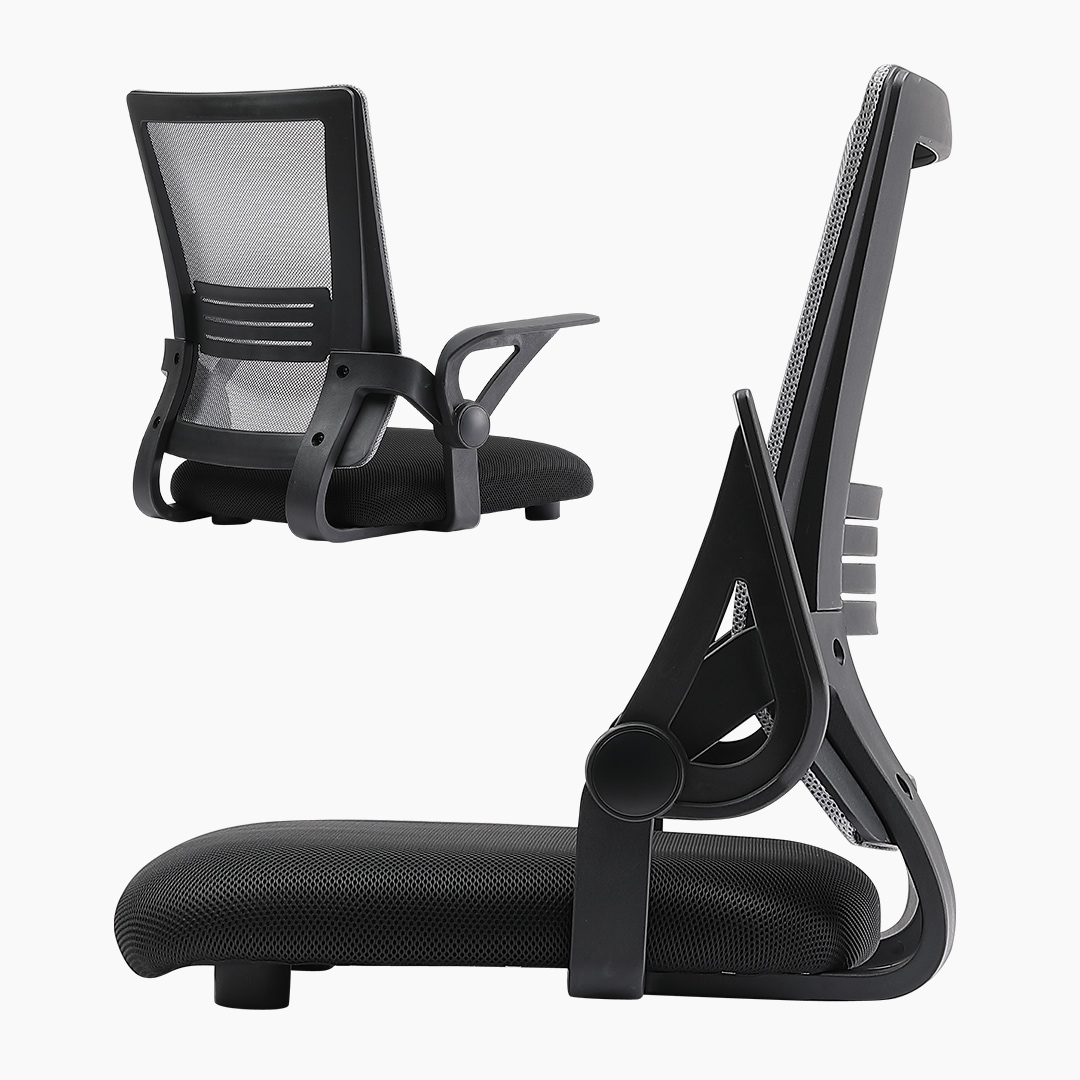 [다니카][오늘출발][신상품]다니카 다니카 등받이 좌식의자 5types - [옵션:01] SW-001_블랙