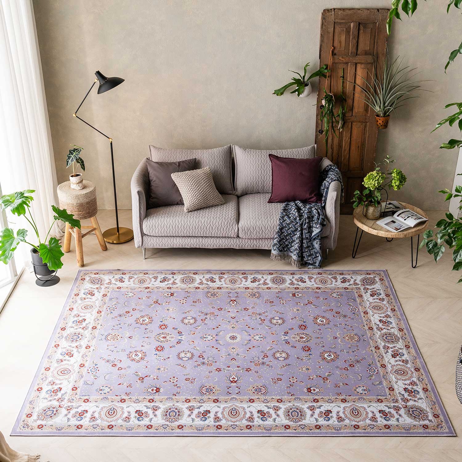 한빛카페트 쉬라즈 로얄 페르시안 카페트 러그 4size 3colors - 200x270cm_바이올렛 