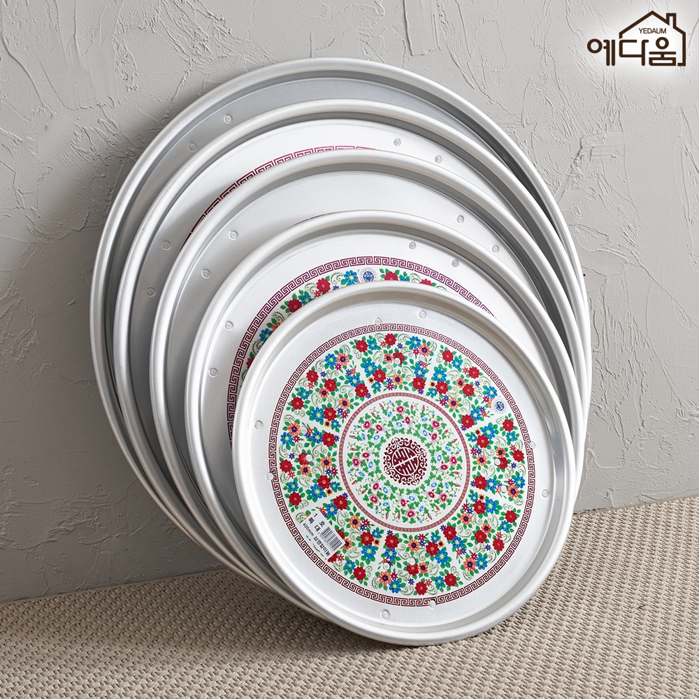 예다움 옛날 레트로 자취 양철 양은 밥상 술 양은상 5size - 3.예다움 양은밥상 R560 (3호) 