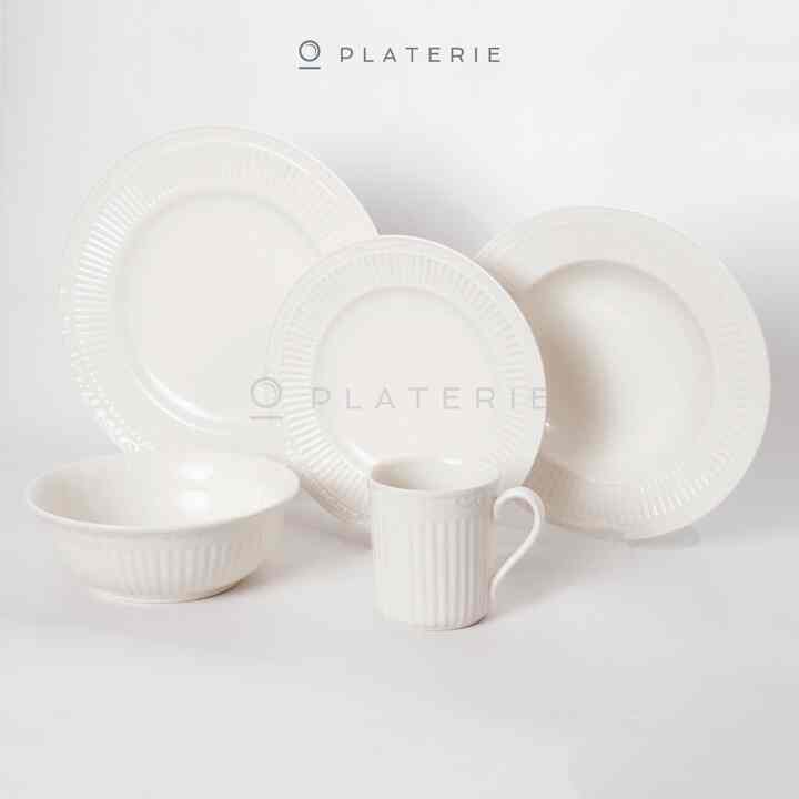 Piring Keramik Salad Plate
