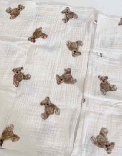 MIJO Korean Aesthetic Napkin & Coaster Bear