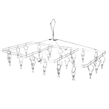 オールステンレス角ハンガー［3サイズ］