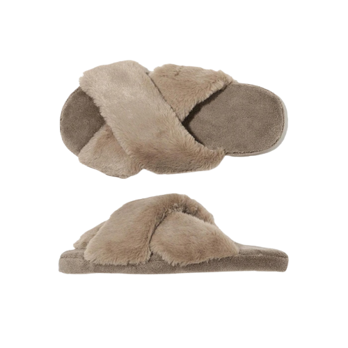 フラッフィーヤーンフリースルームシューズ