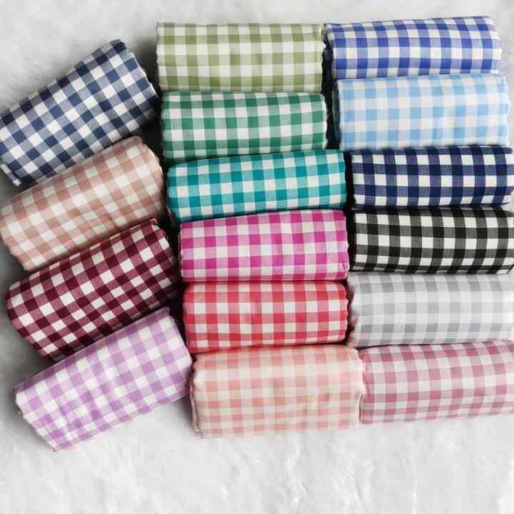 Kain Meteran Katun Jepang Tokai Kotak 13MM (0.5M)