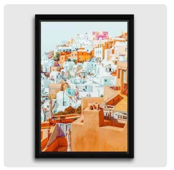 Canvas Print -Frame Hitam 40x60