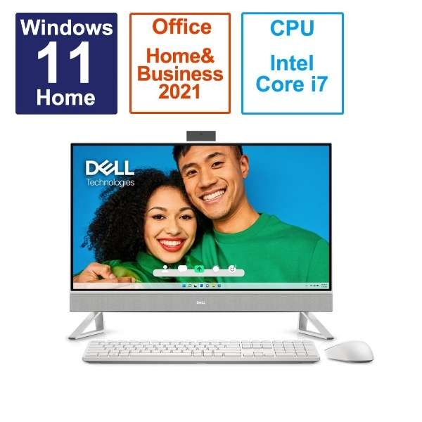DELL 27型 Inspiron FI779T-CHHBBC 新品未開封 Dell デスクトップパソコン Inspiron 27 7720 パールホワイト AI779T