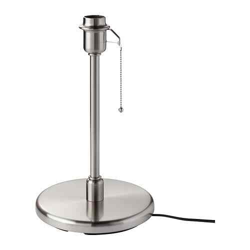 KRYSSMAST Badan lampu meja, uk 40 cm, dilapisi nikel