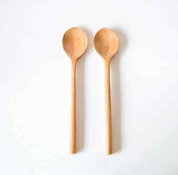 Sendok Aduk Kayu Jati P 18cm