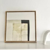 ART OF BLACK soak アートポスター フレーム付き 40×40cm［4種