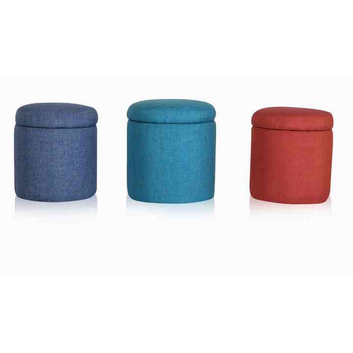 Puff Kursi Stool Bulat