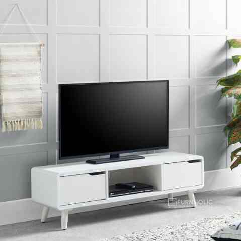 Hanover TV Cabinet (Ivory)