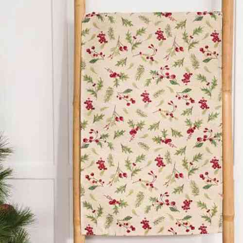 ジャガード センター ローレル 44×100cm