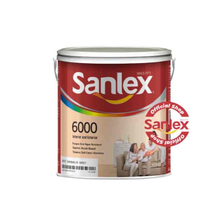 Sanlex 6000 - Cat Tembok, 5 Kg